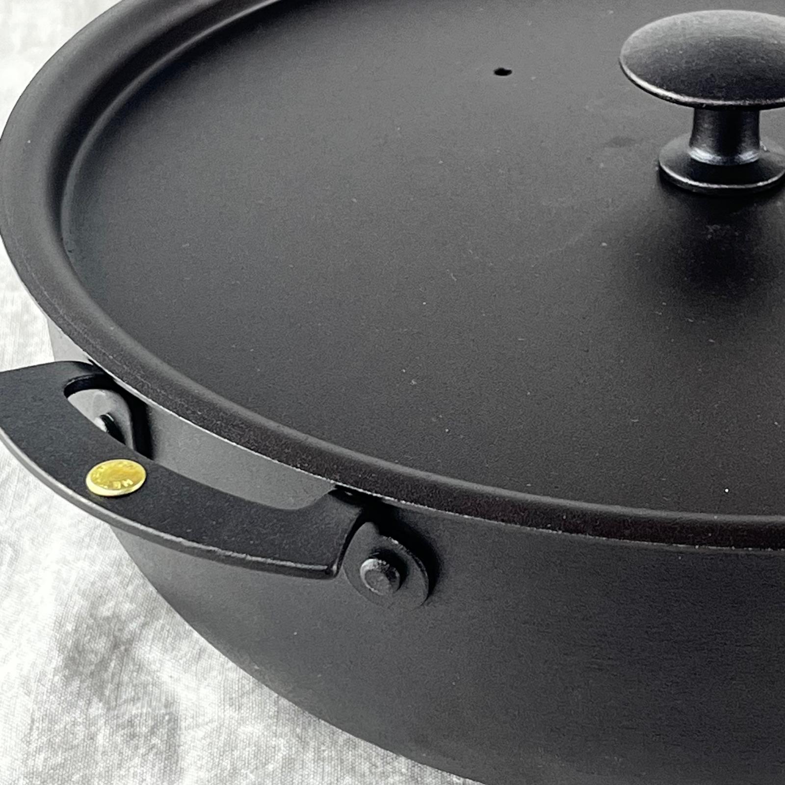 11" Sauteuse Casserole with Lid – Deep Pan - warriorgarden