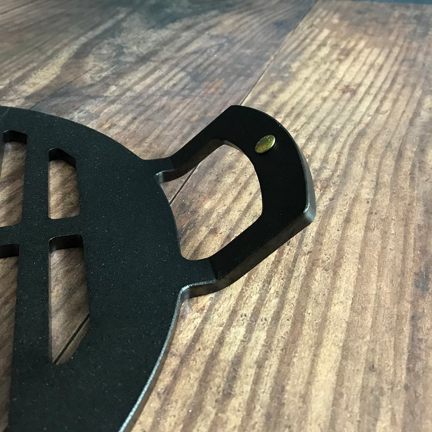 12″ Black Iron BBQ Chapa - warriorgarden