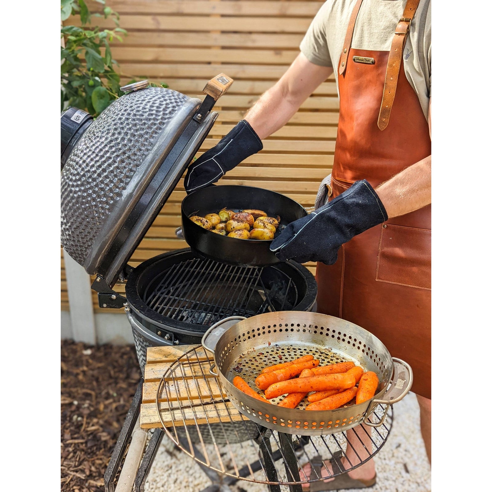 Heat Resistent Leather Gloves - warriorgarden