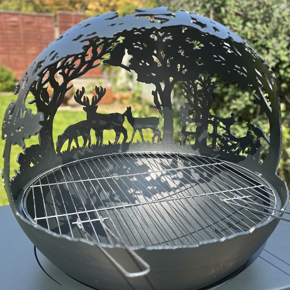 Cooking Station with BBQ Sphere - warriorgarden