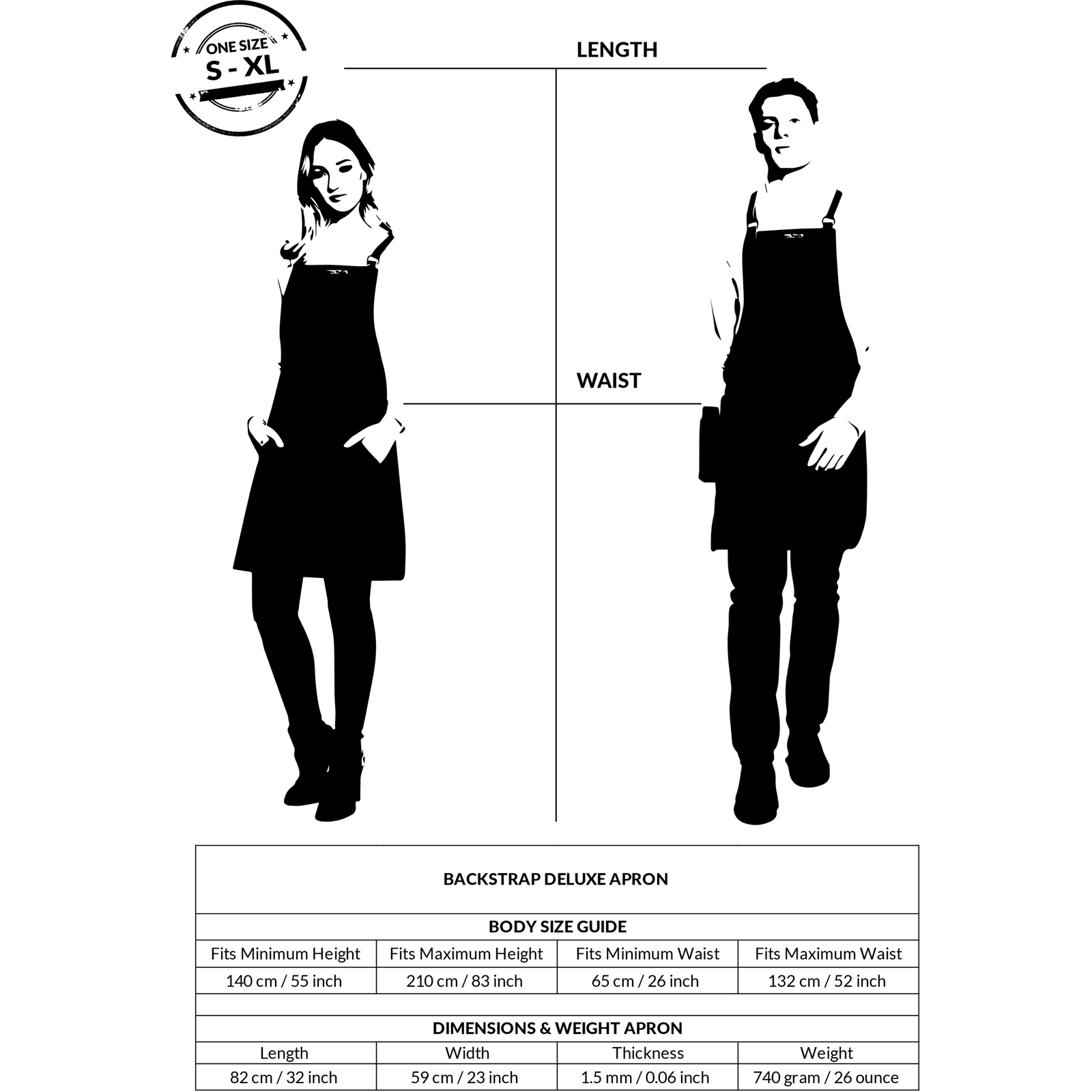 The BBQ cross strap DELUXE leather apron - warriorgarden