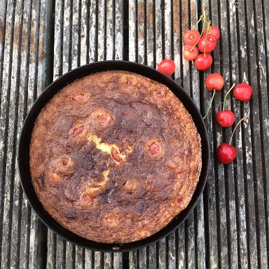 8.5" Black Iron Cake Tin - warriorgarden