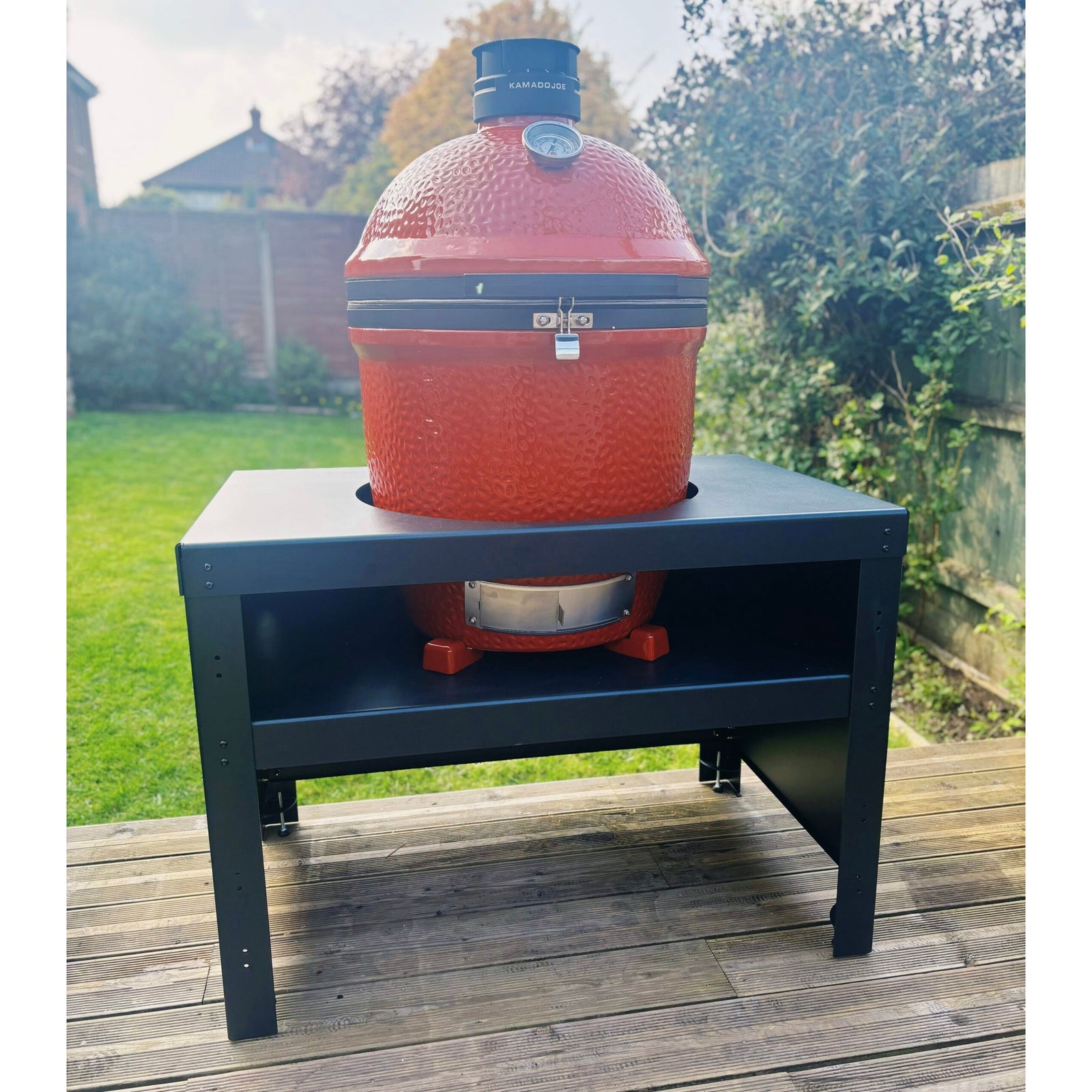 Cooking Station with Kamado Joe Classic 2 - warriorgarden