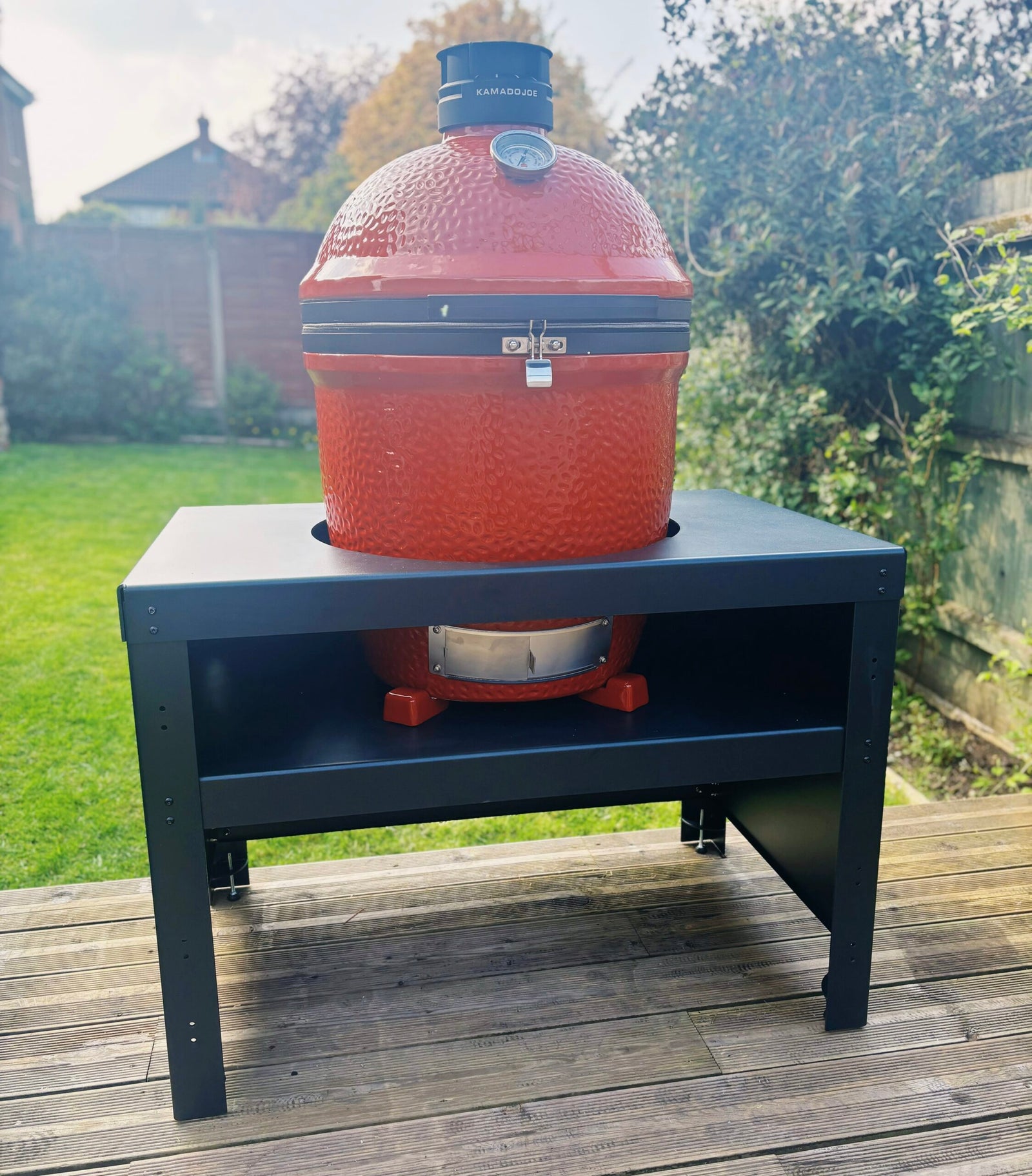 Cooking Station with Kamado Joe Classic 2 - warriorgarden
