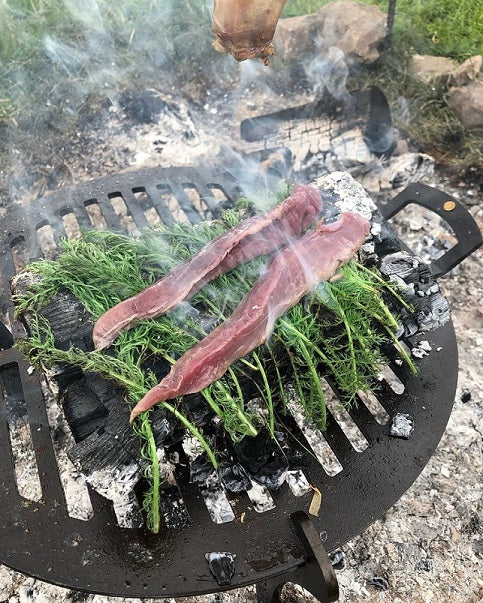 12″ Black Iron BBQ Chapa - warriorgarden