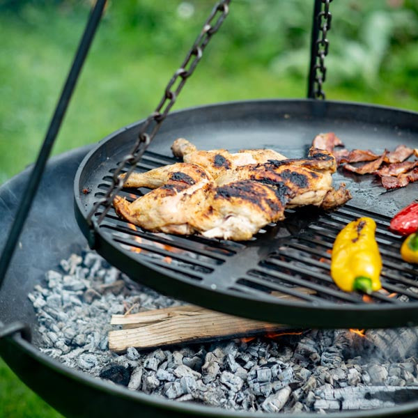 Fire Pit Bowl Cooking Set - warriorgarden