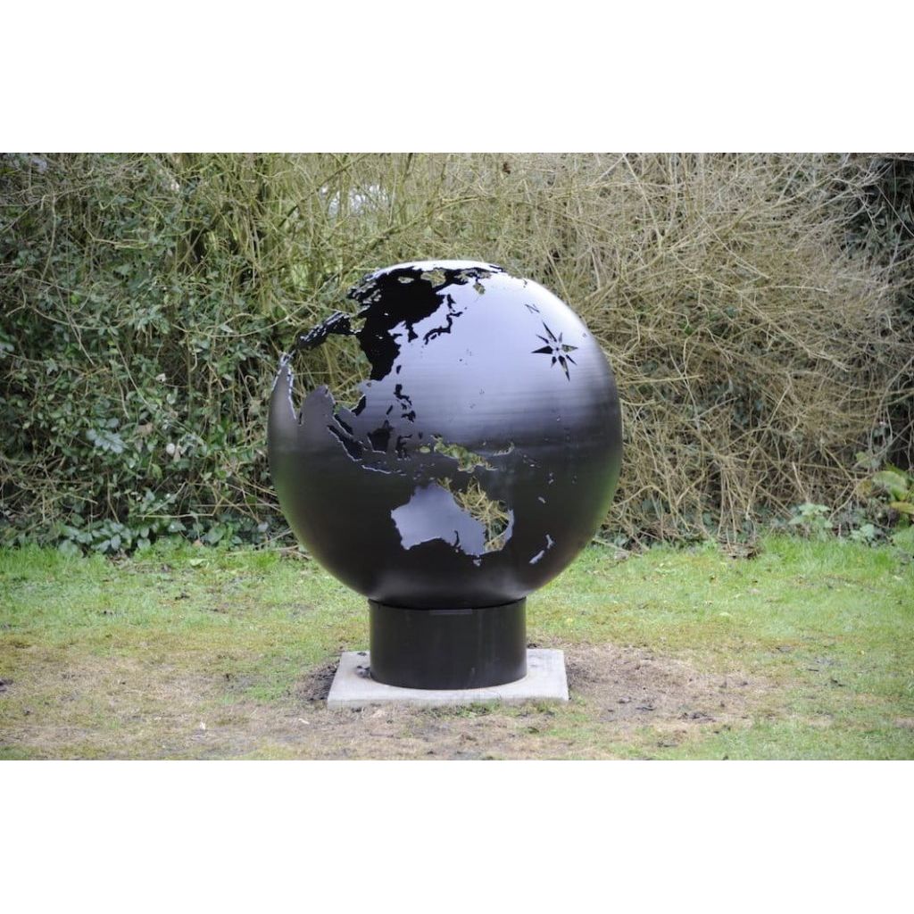 globe ire bowl with compass