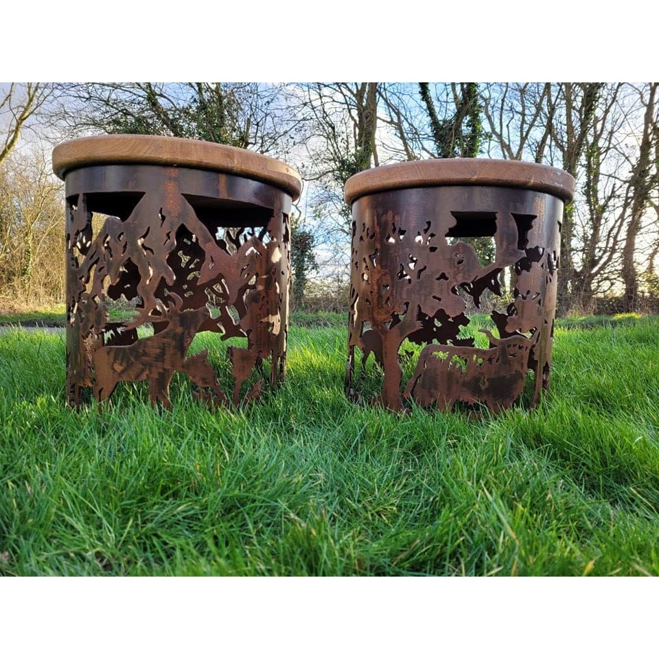 Carved Stool - warriorgarden