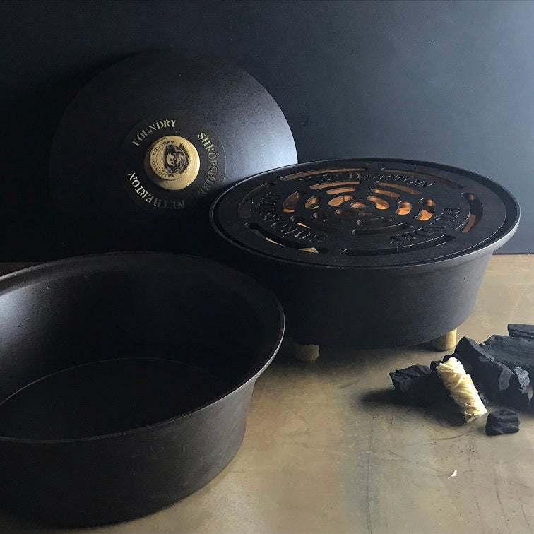 Spun Iron Outdoor Hob and Slow Cookoer - warriorgarden