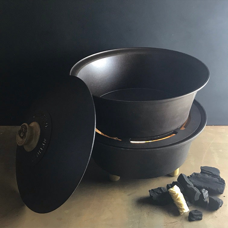 Spun Iron Outdoor Hob and Slow Cookoer - warriorgarden