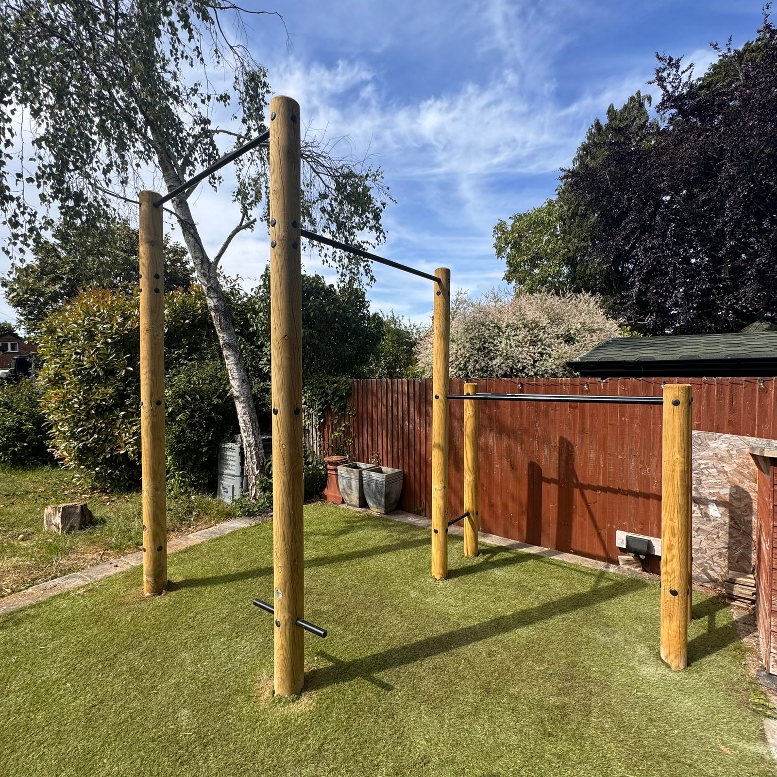 DIY Outdoor Pull-Up & Dip Station Kit - warriorgarden