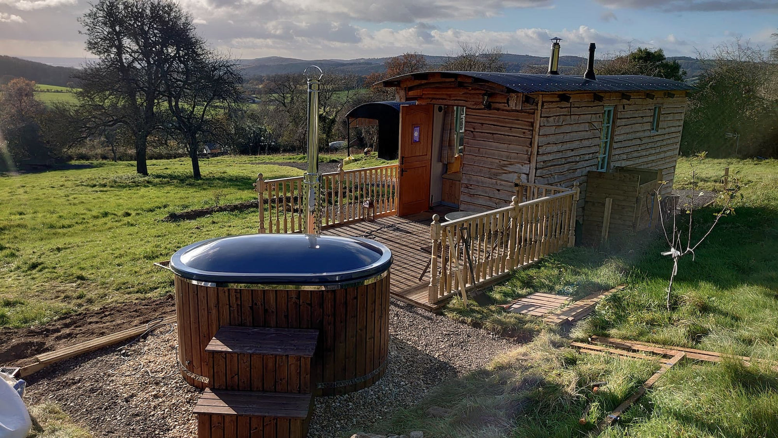 BHT's 2 person deluxe Ofuro with ext. burner - warriorgarden