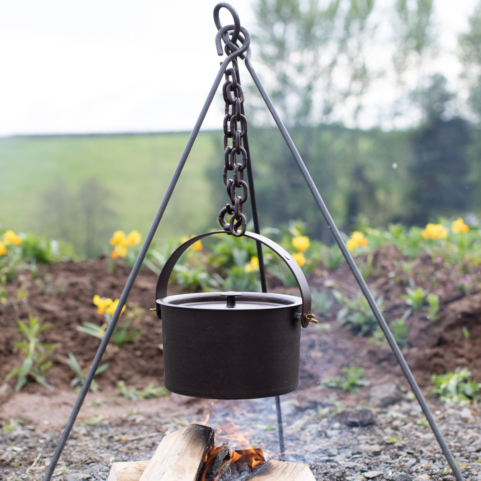 8" Crochta Pot with Lid - warriorgarden