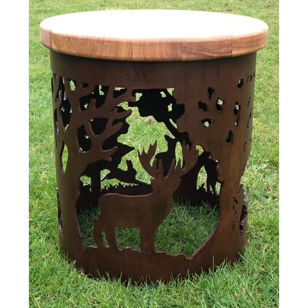 Carved Stool - warriorgarden
