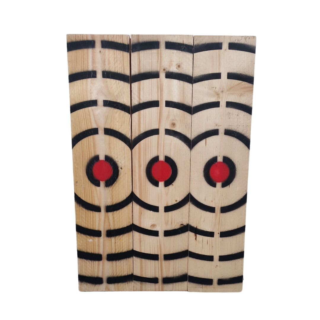 Treble Bullseye Target Board - warriorgarden