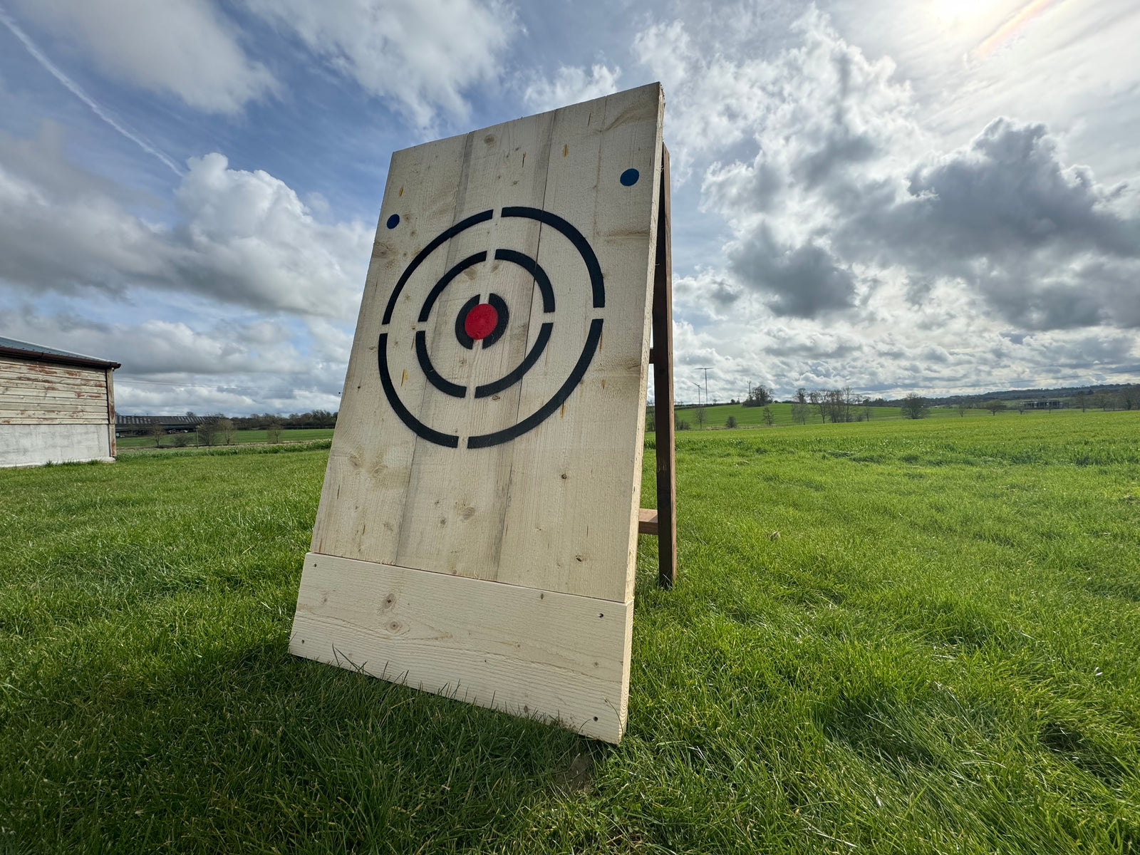Single Bullseye Target Board - warriorgarden