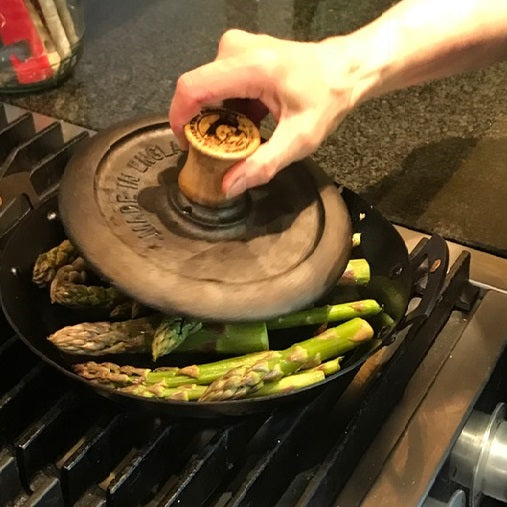 7" Cast Iron Steak Press - warriorgarden