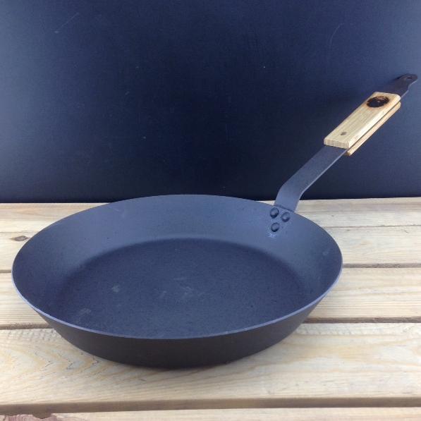 Spun Iron Frying Pan Set - 4 Piece