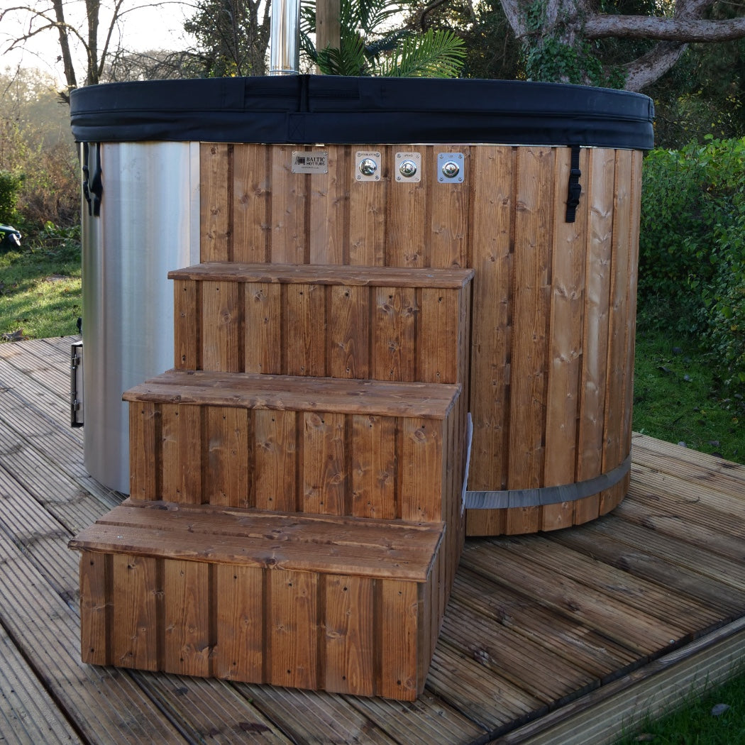 BHT's 2 person deluxe Ofuro with int. burner - warriorgarden