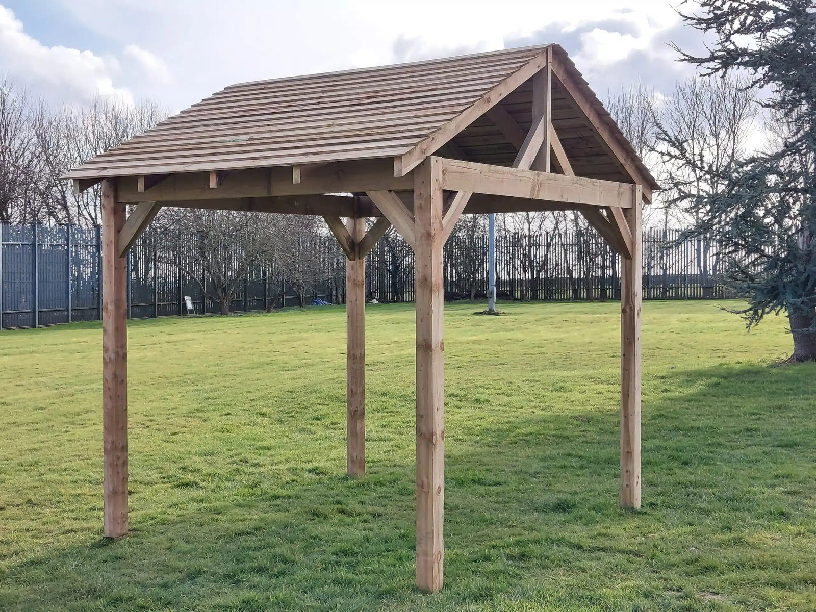 Wooden Gazebo Kit for BBQ's and Hot Tubs - warriorgarden