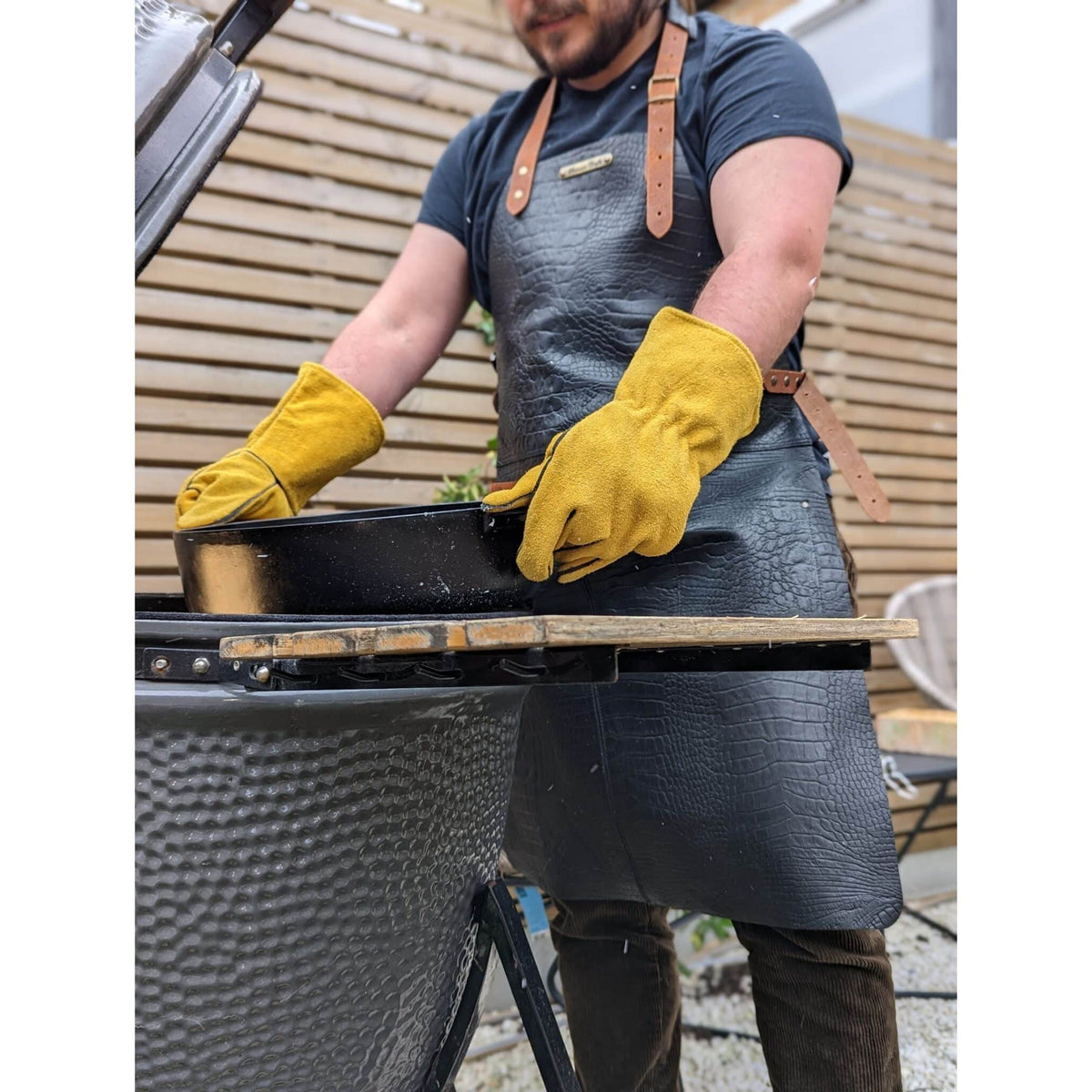 Heat Resistent Leather Gloves - warriorgarden