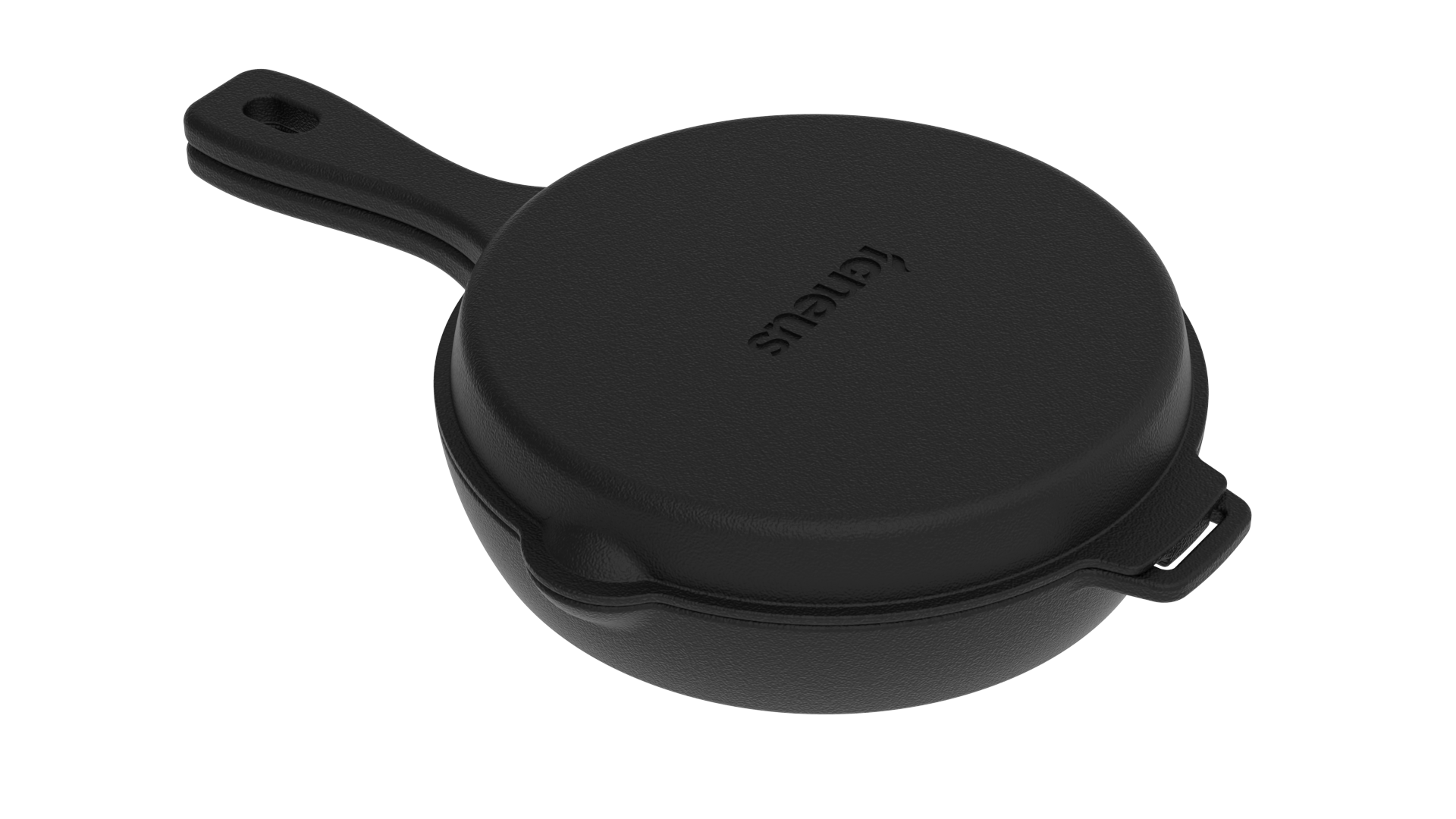 Igneus 2-Part Cast Iron Pan Set - warriorgarden