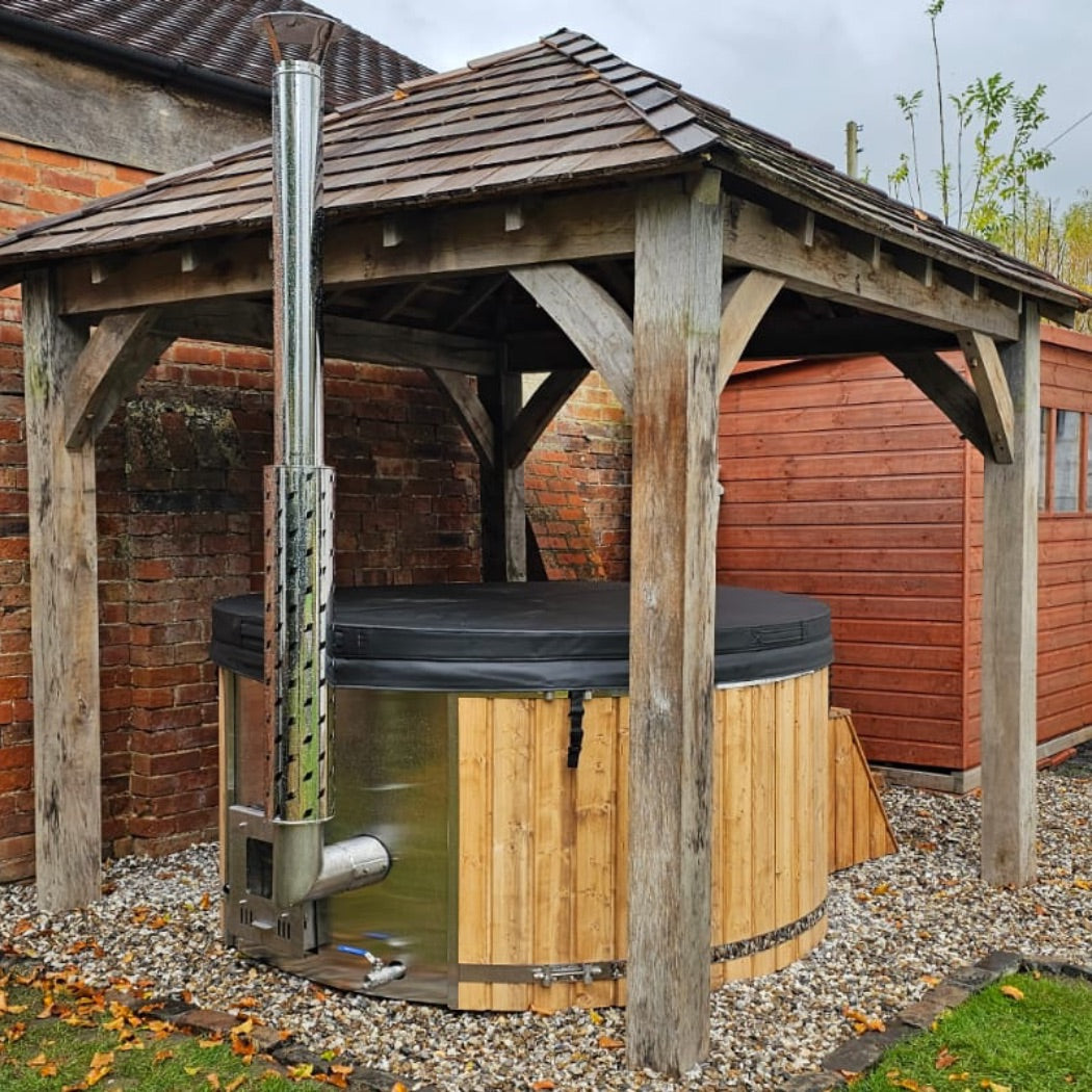 BHT's 4-5 person tub with int. burner - warriorgarden