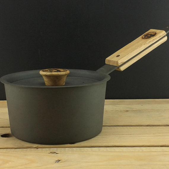 Spun Iron Saucepan & Frying Pan Set - 5 Piece - warriorgarden