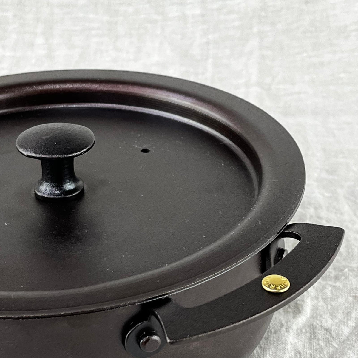 7" Prospector Sauteuse Pan with Double Steel Handles and Lid - warriorgarden