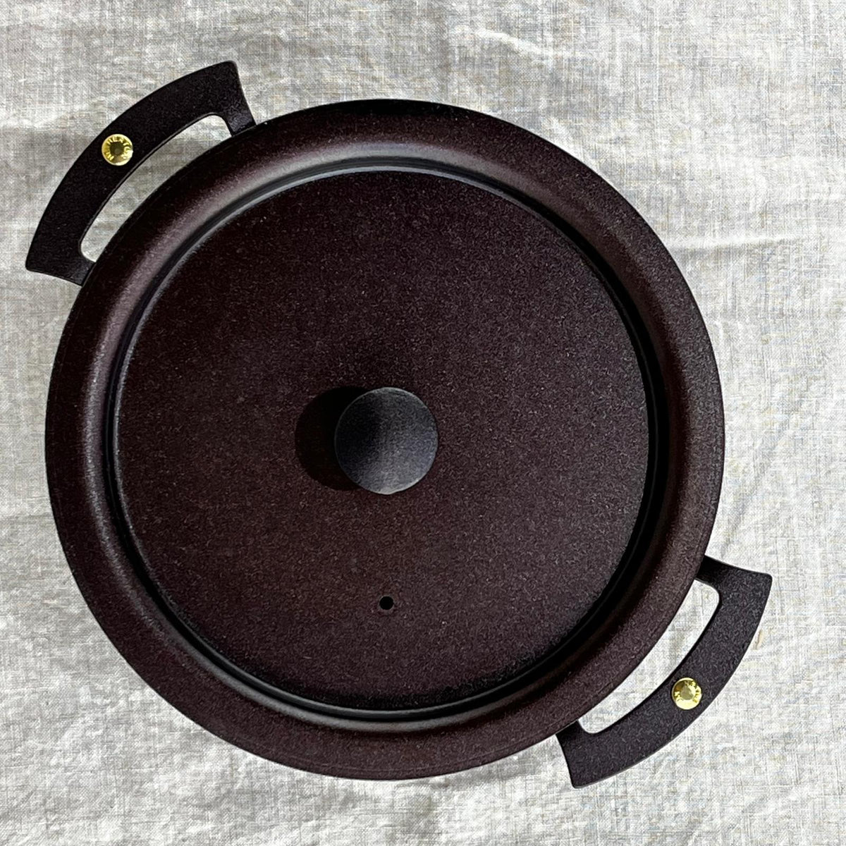 7" Prospector Sauteuse Pan with Double Steel Handles and Lid - warriorgarden