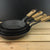 12" Spun Iron Frying Pan with Front Handle - warriorgarden