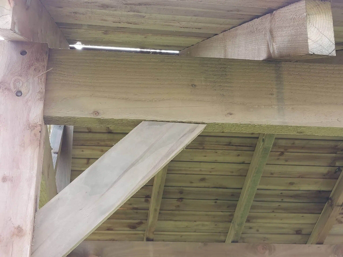 Wooden Gazebo Kit for BBQ's and Hot Tubs - warriorgarden