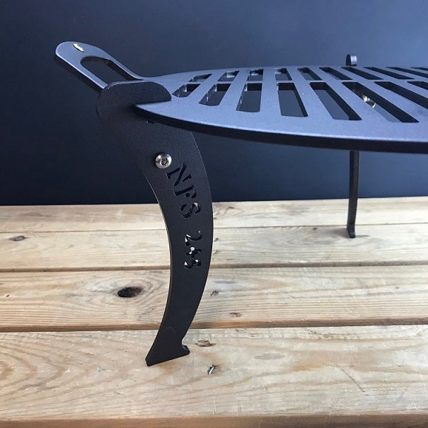 15″ Black Iron Barbecue Chapa - warriorgarden