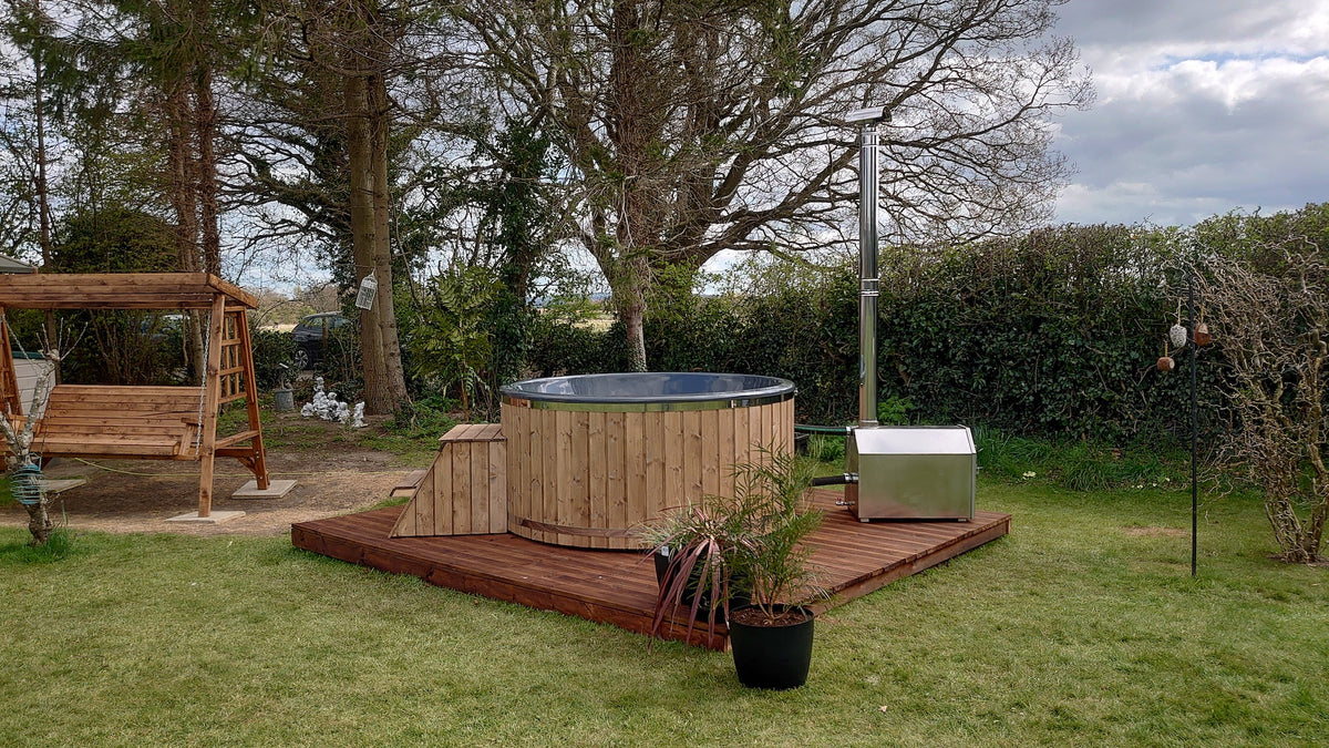 BHT's 4-6 person tub with ext. burner - warriorgarden