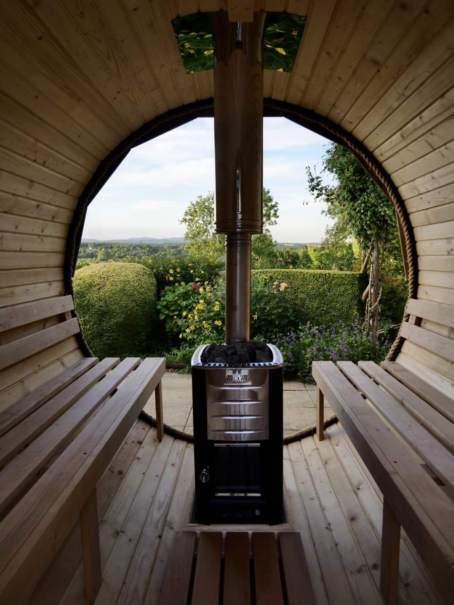 The Baltic Sauna, Full Panoramic, 2.4 metre - warriorgarden