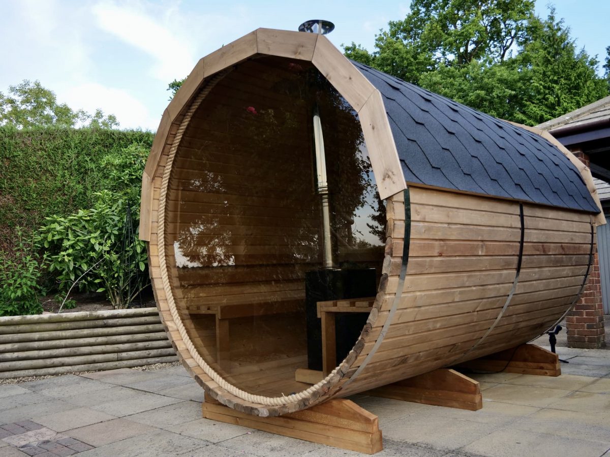 The Baltic Sauna, Full Panoramic, 2.4 metre - warriorgarden