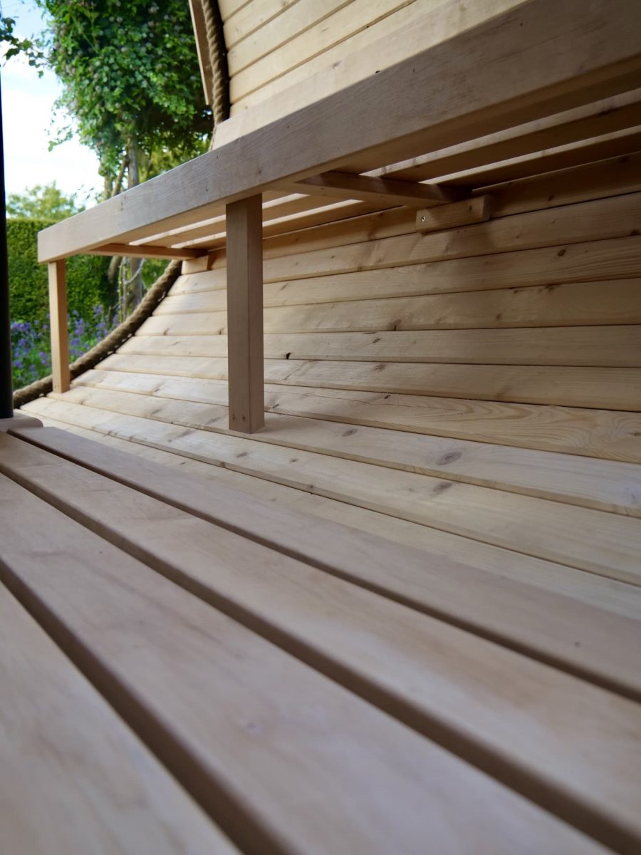 The Baltic Sauna, Full Panoramic, 2.4 metre - warriorgarden