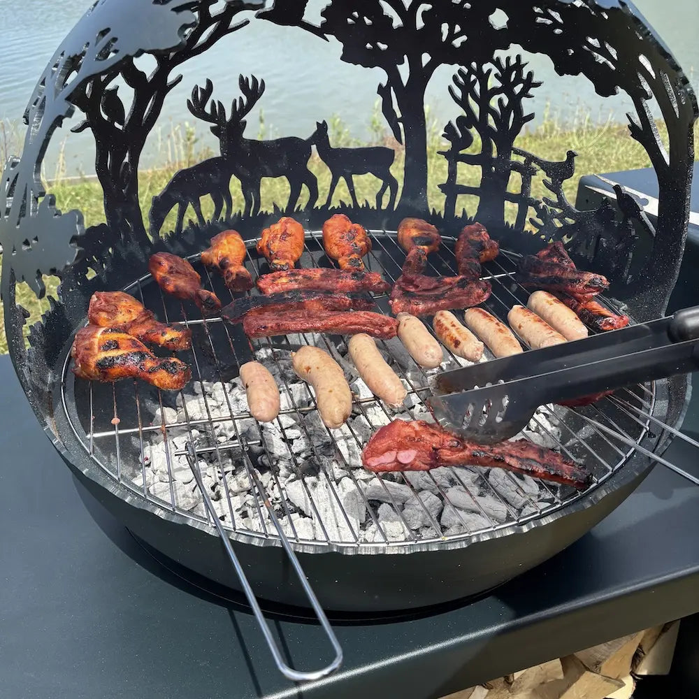 Cooking Station with BBQ Sphere - warriorgarden