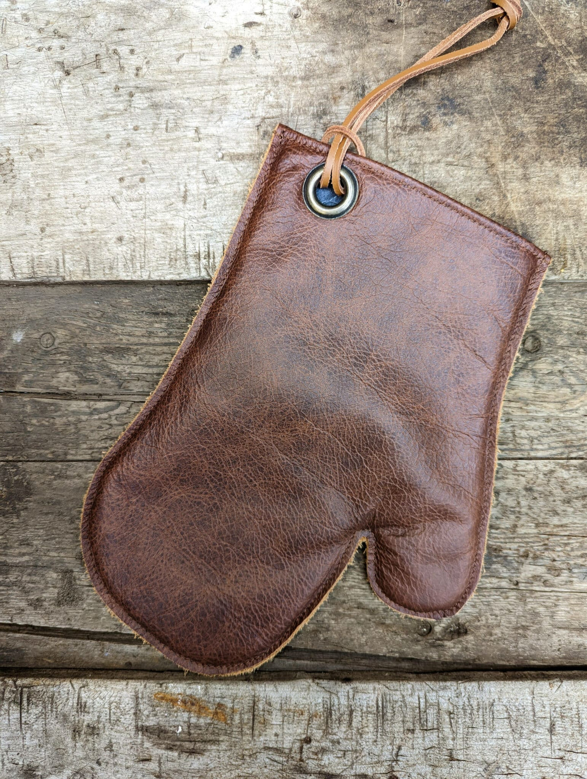 Deluxe Leather Oven Mittens - warriorgarden