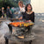 24" Split Chapa with Fire Table Combo
