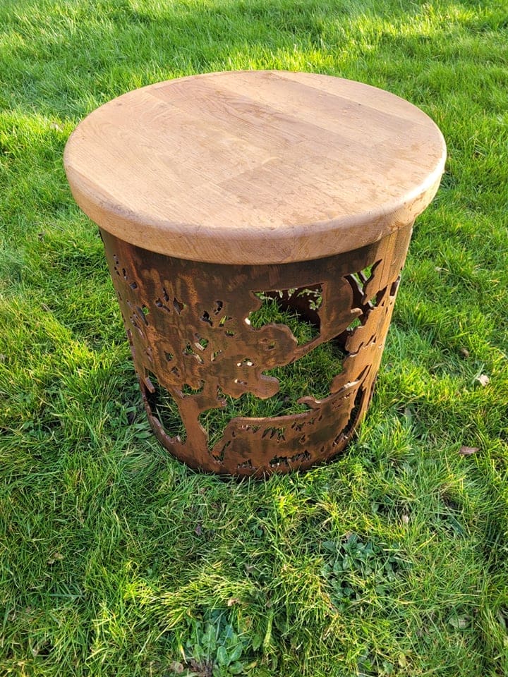 Carved Stool - warriorgarden
