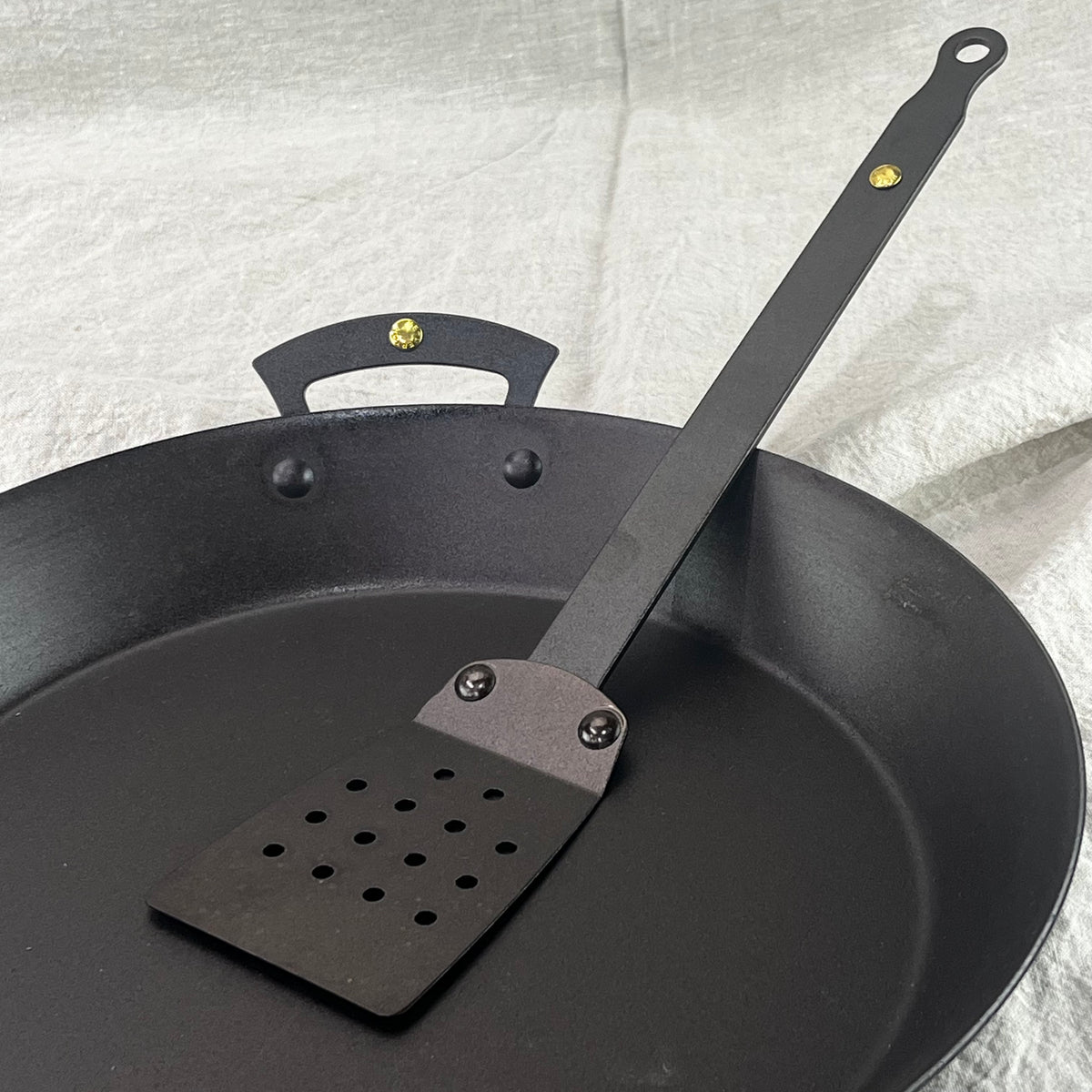Black Iron Cooking Utensil Set - warriorgarden
