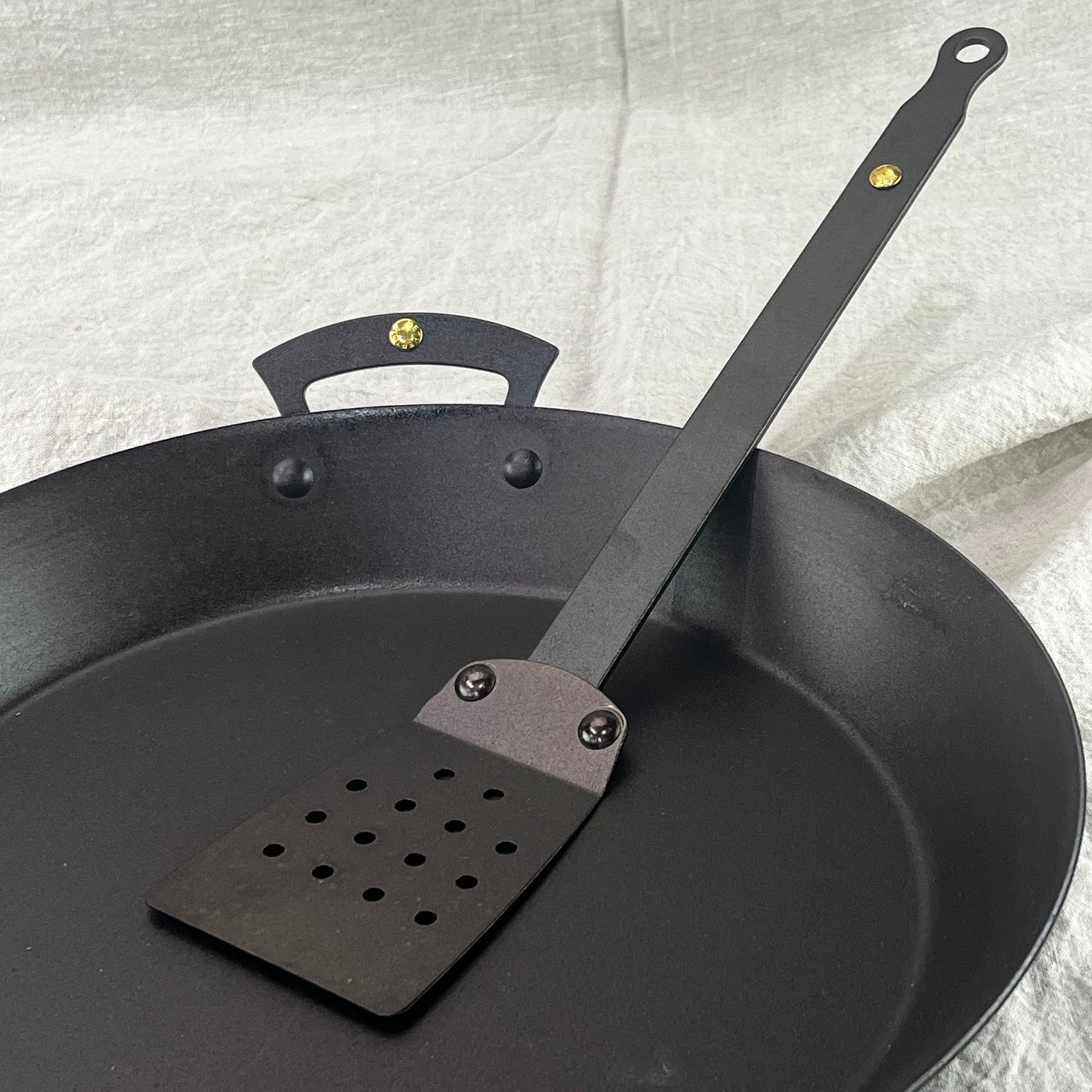 Black Iron Cooking Utensil Set - warriorgarden