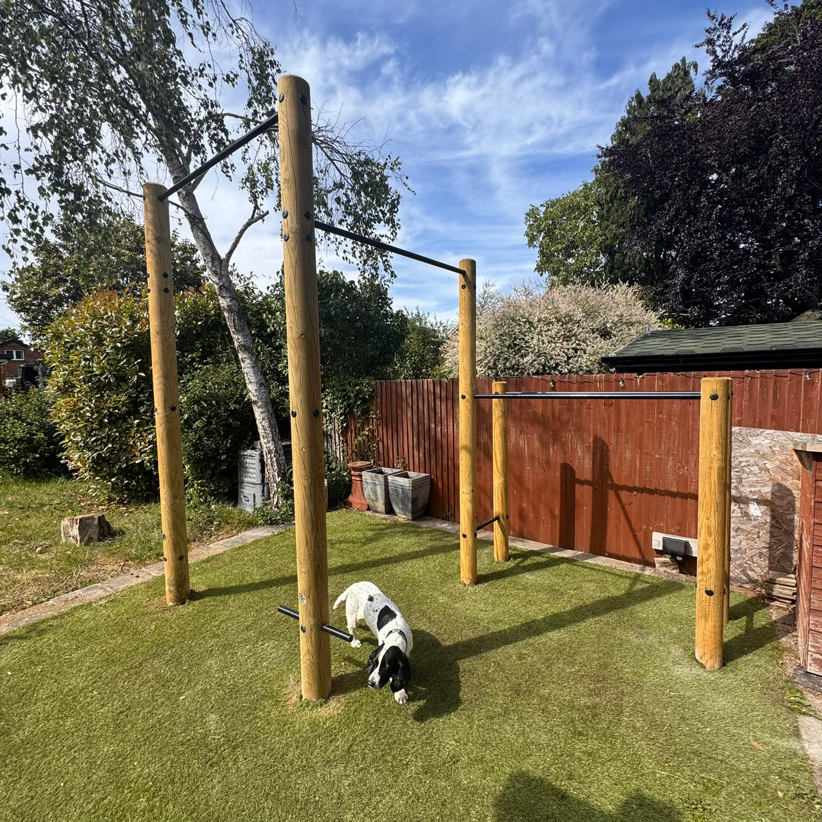 DIY Outdoor Pull-Up & Dip Station Kit - warriorgarden