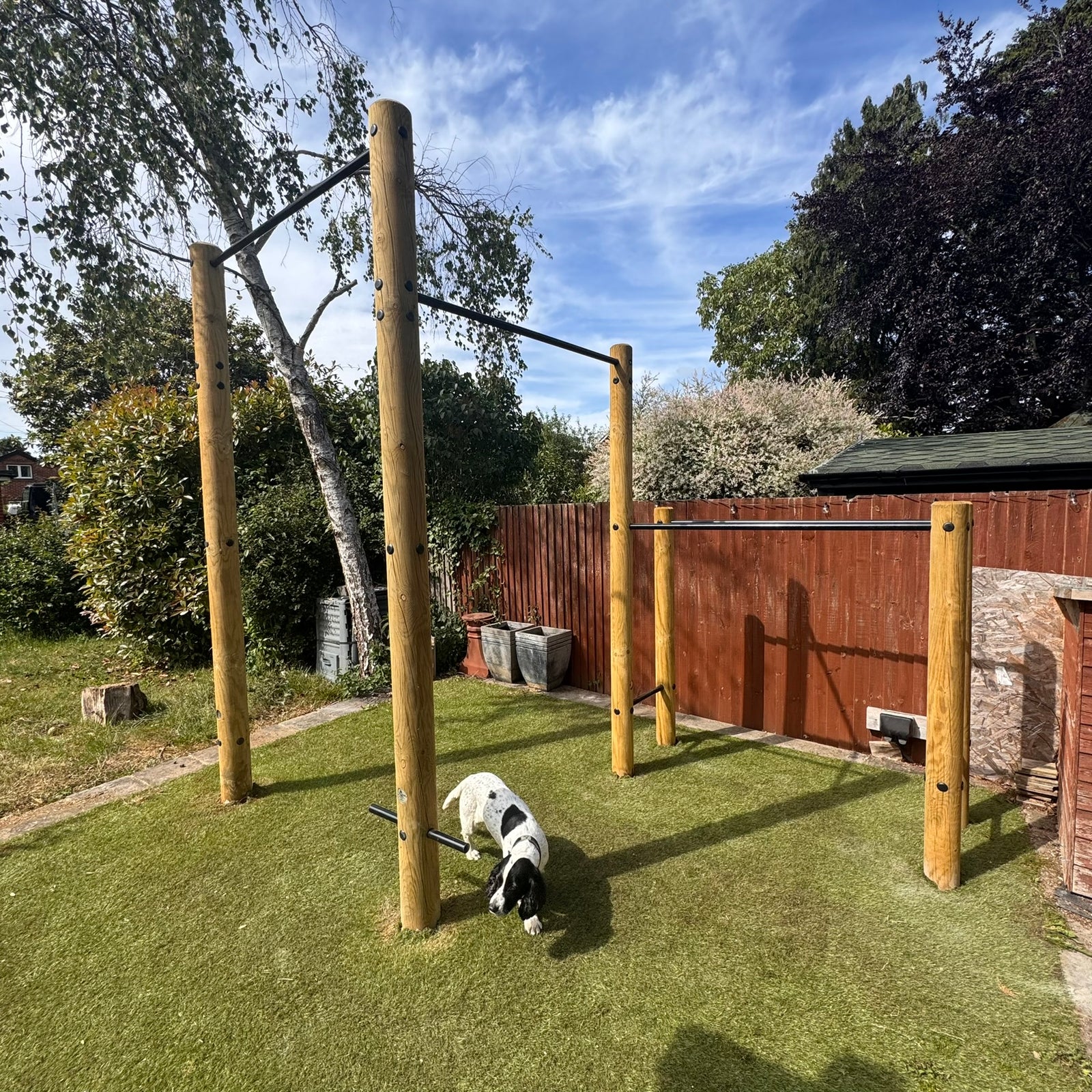 DIY Outdoor Pull-Up & Dip Station Kit - warriorgarden