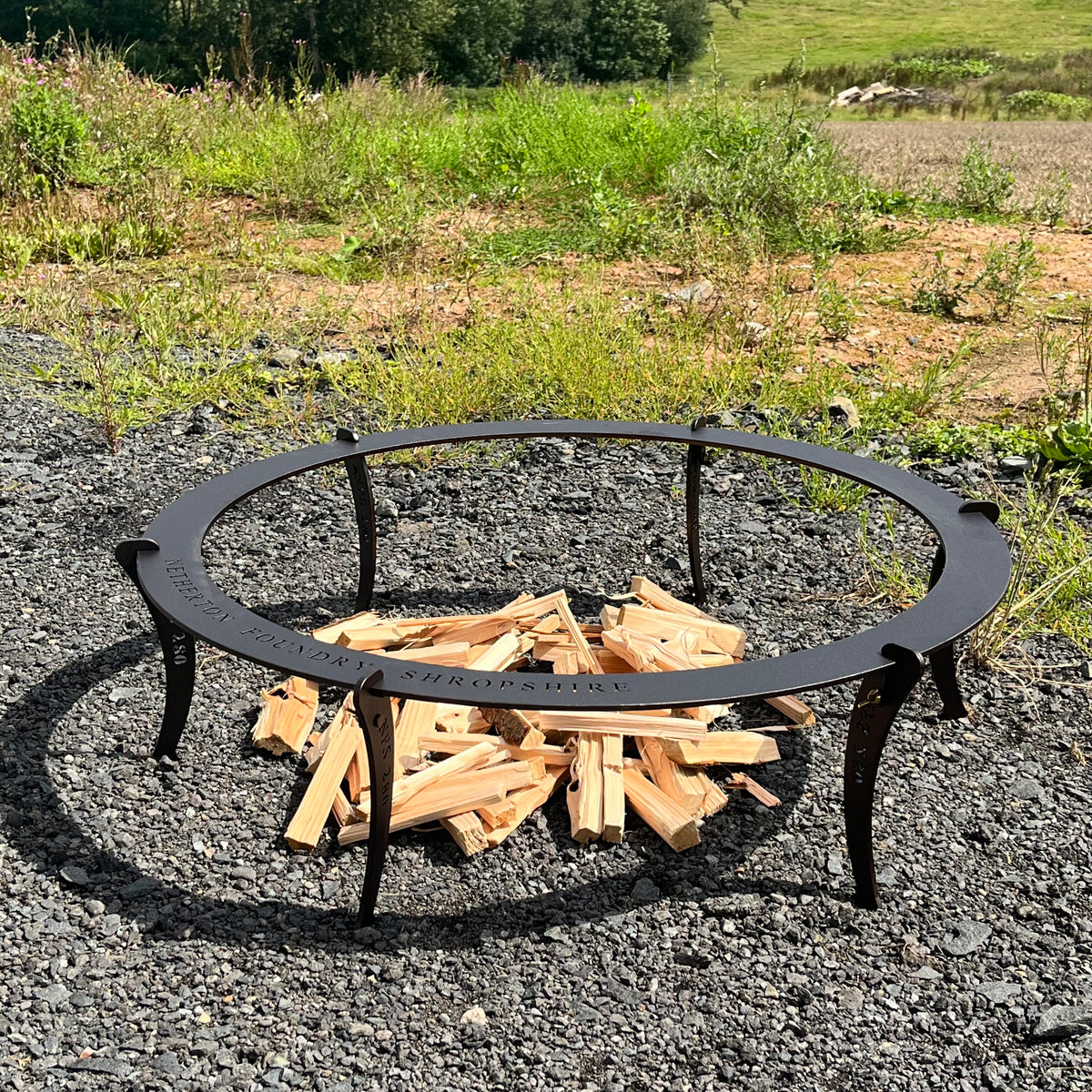 33" Paella Pand with Stand - 2 Piece - warriorgarden
