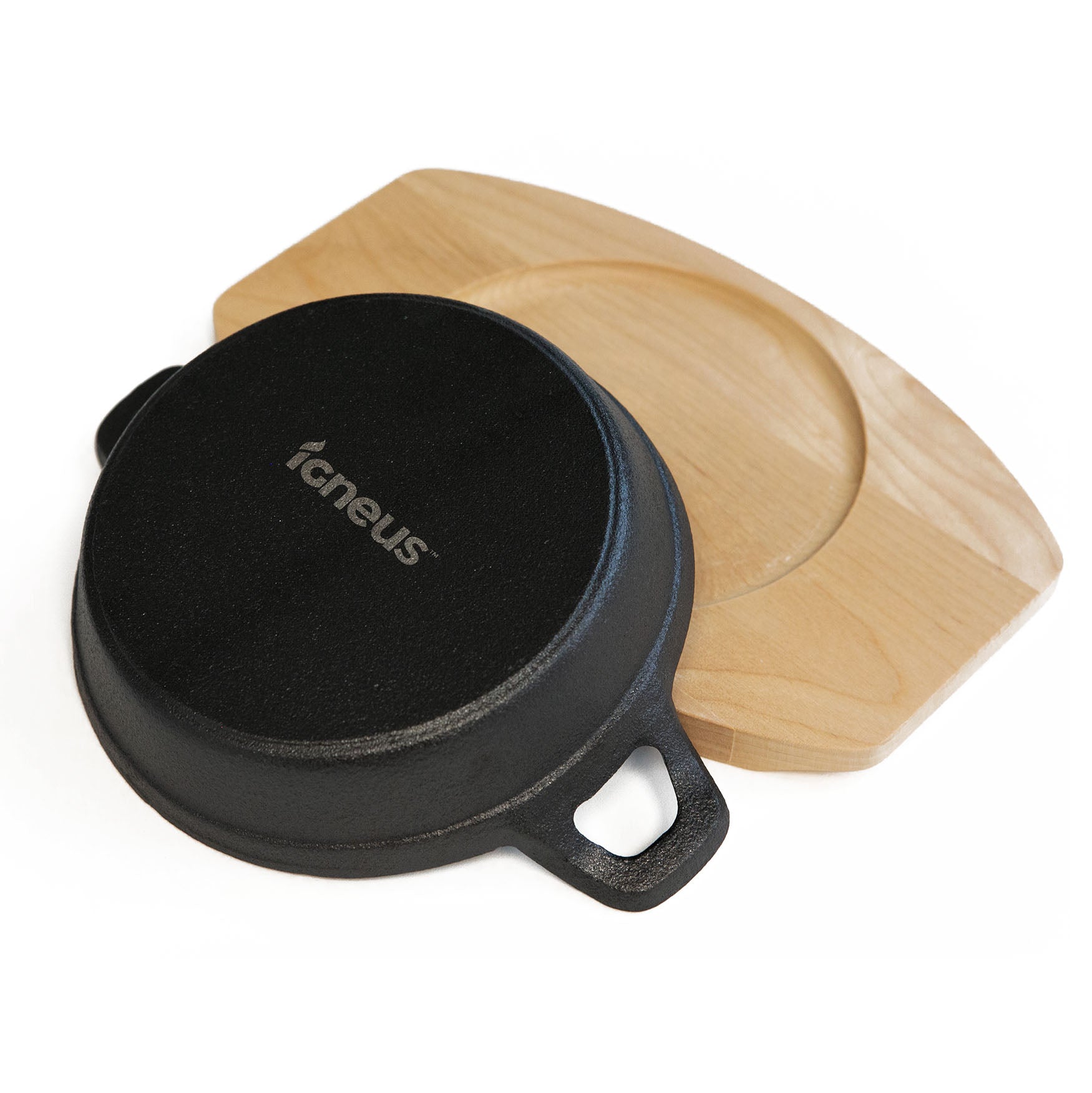 Igneus Pro Cast Iron Sizzler Pan - warriorgarden