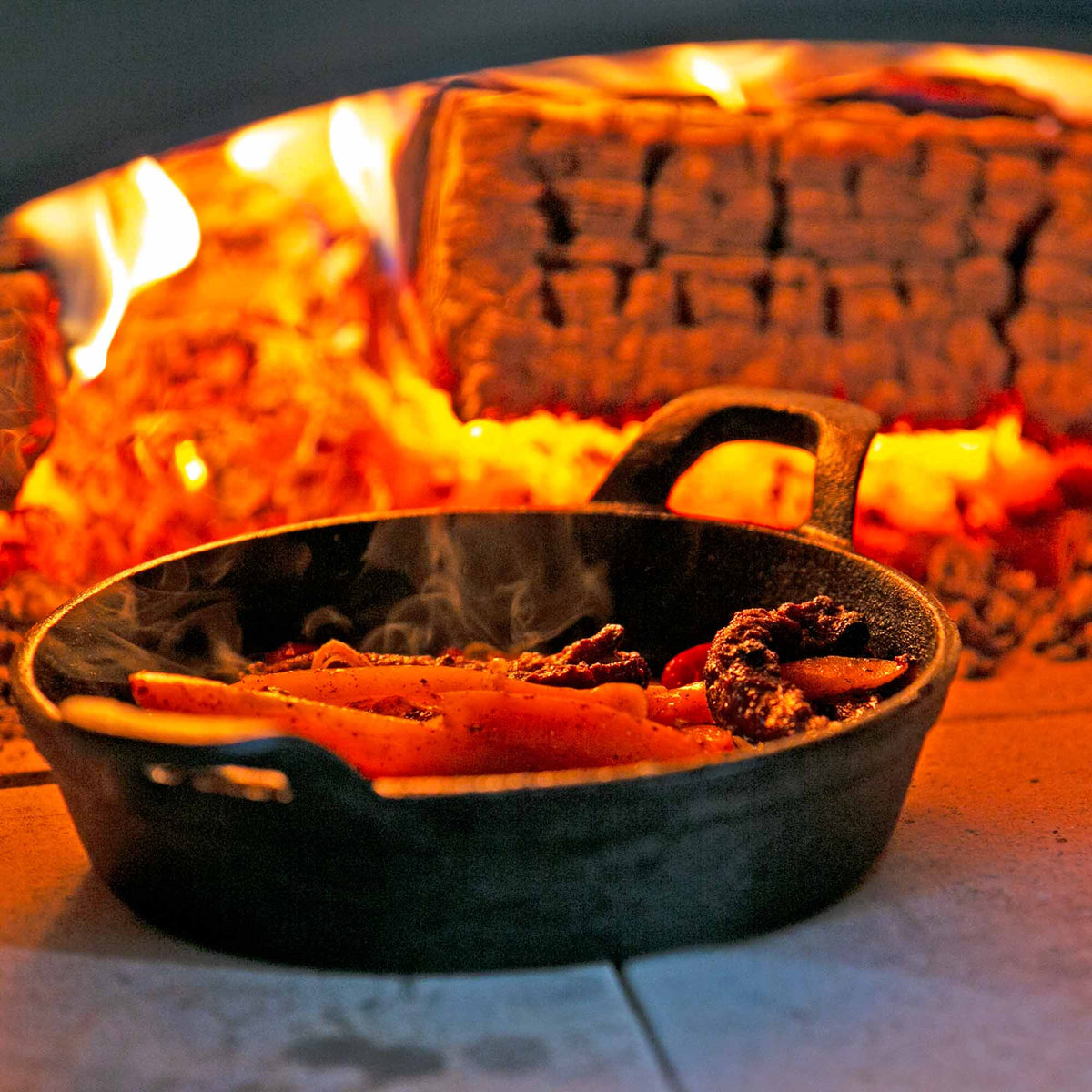 Igneus Pro Cast Iron Sizzler Pan - warriorgarden