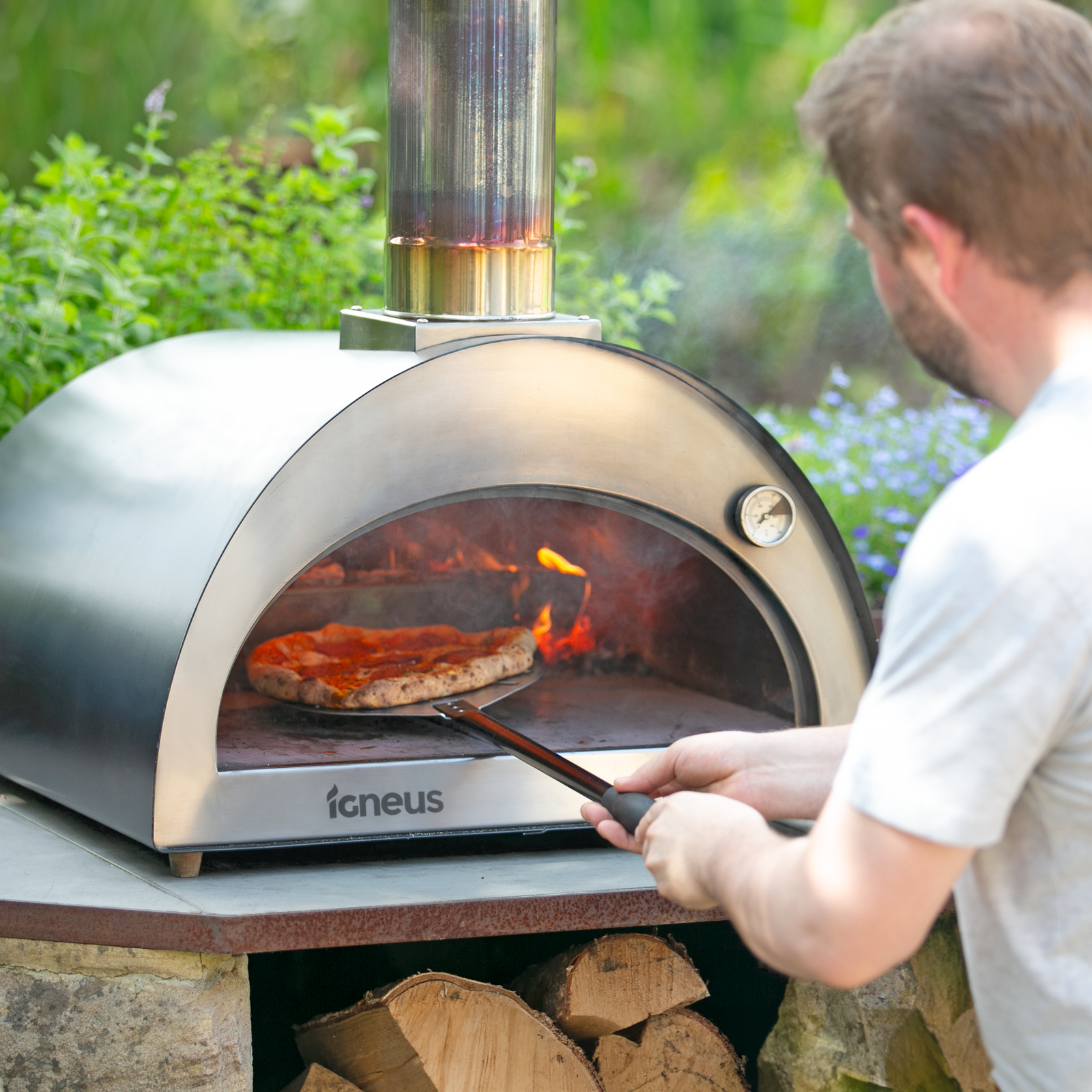 Igneus Classico Wood Fired Pizza Oven - warriorgarden