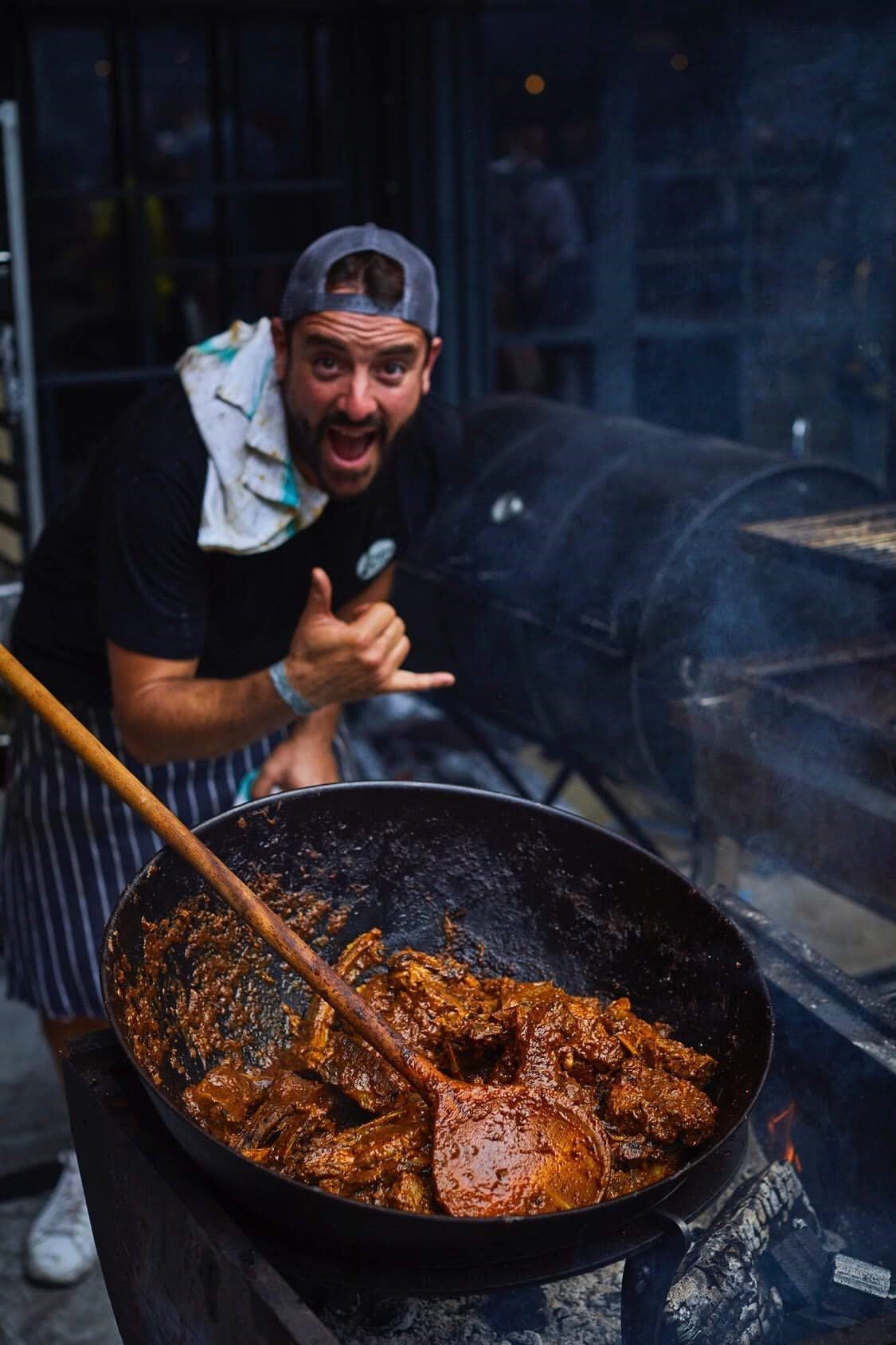 Spun Iron Cauldron & Stand - warriorgarden